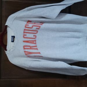 Syracuse Orangemen LARGE Men's Heavyweight Football School Sweatshirt